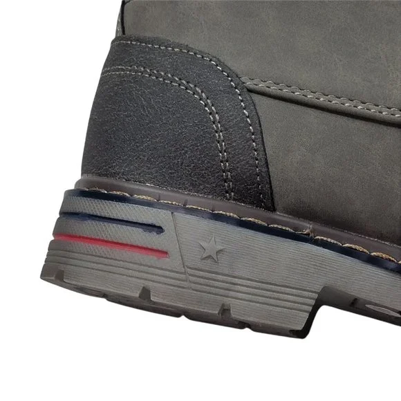 Snow Boots Men's Waterproof to Hiking Anti Skid Trainers Ankle Boots (Size 7) - Picture 8 of 14